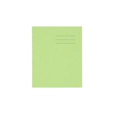 Classmates 8x6.5" Exercise Book 80 Page, 8mm Ruled With Margin, Light Green - Pack of 100